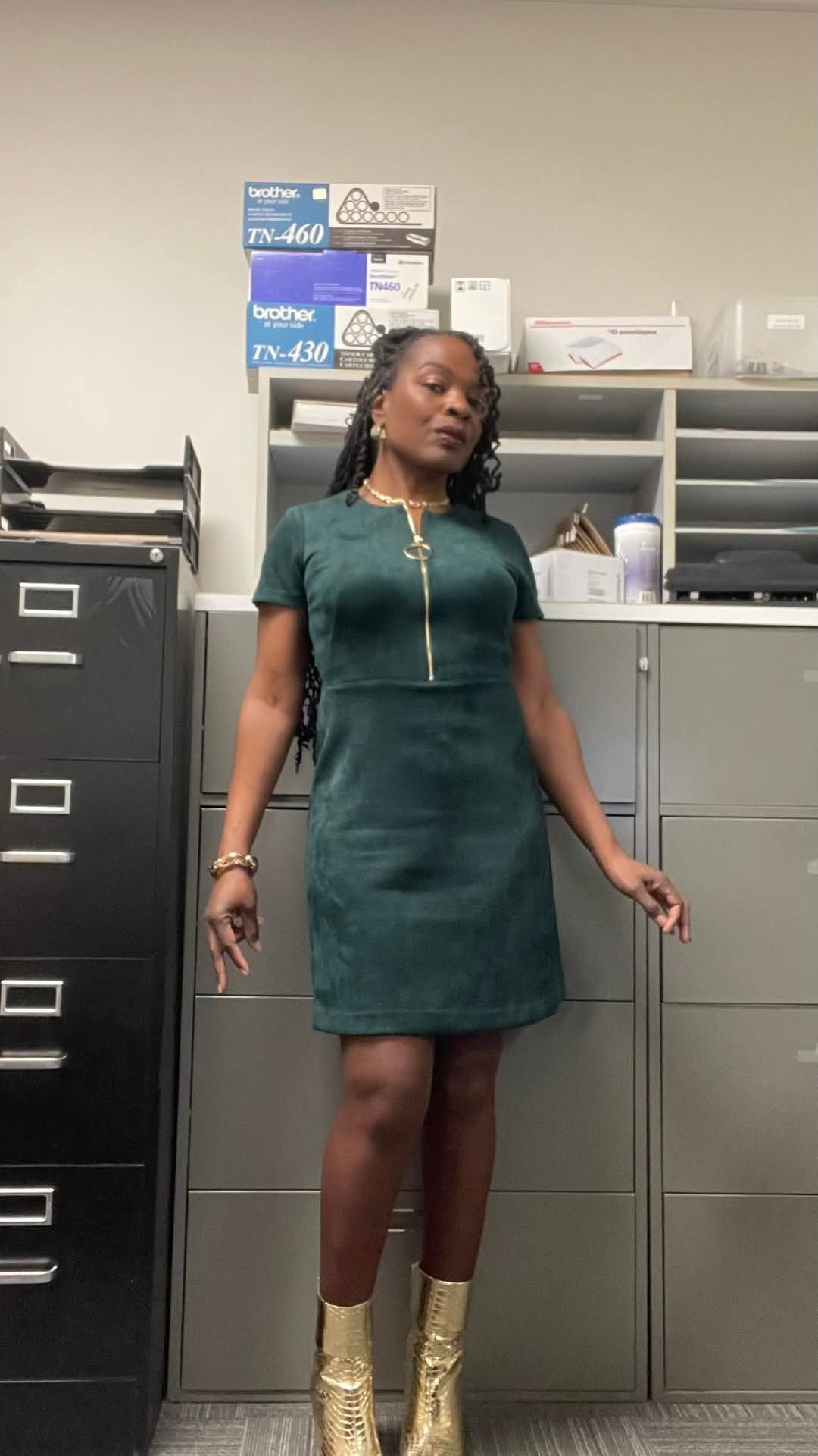 Women's Thin Breathable Zipper Dress inspired by Tinisha is Casual Lightweight