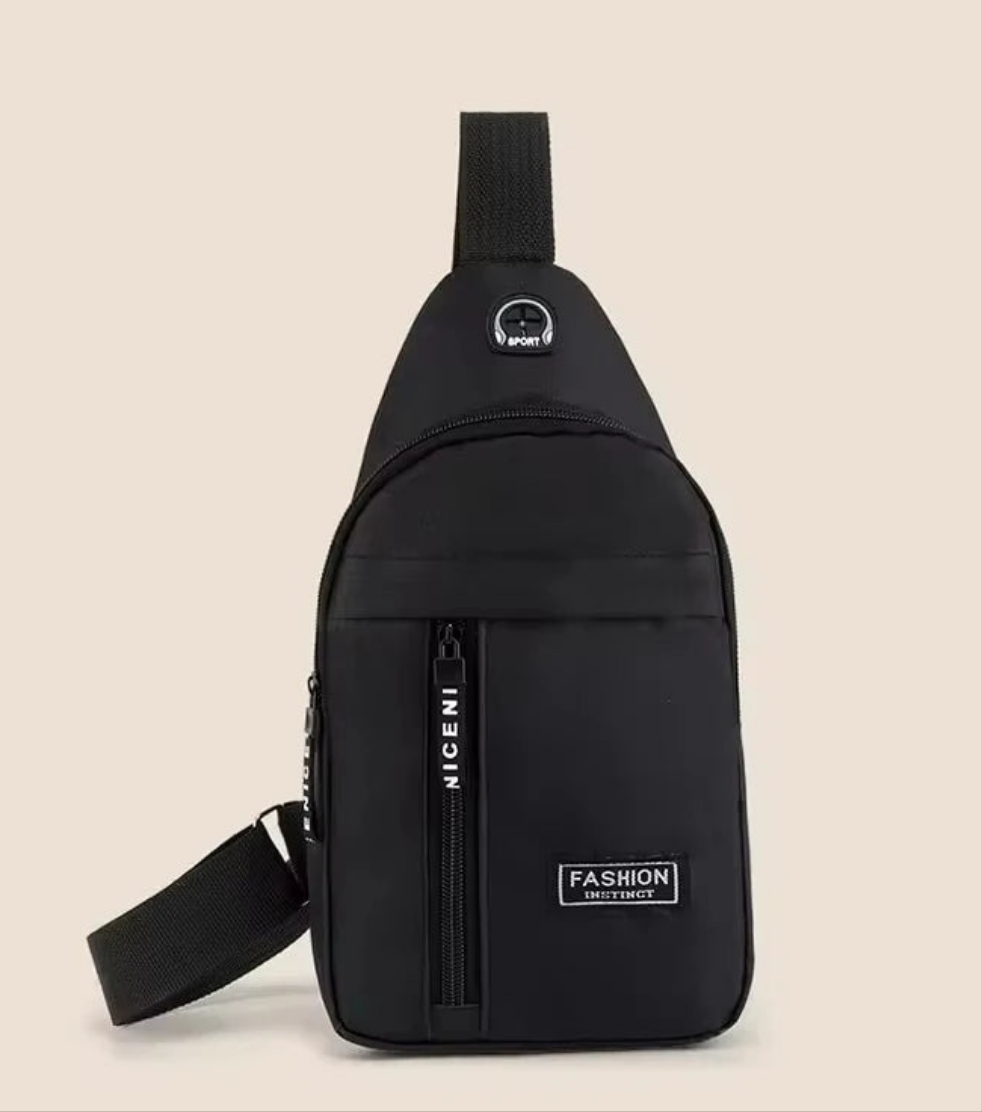 Chest Bag Men's One Shoulder Crossbody Bag Large Capacity Outdoor Sports And Leisure Fashion Small Shoulder Bag Large Capacit