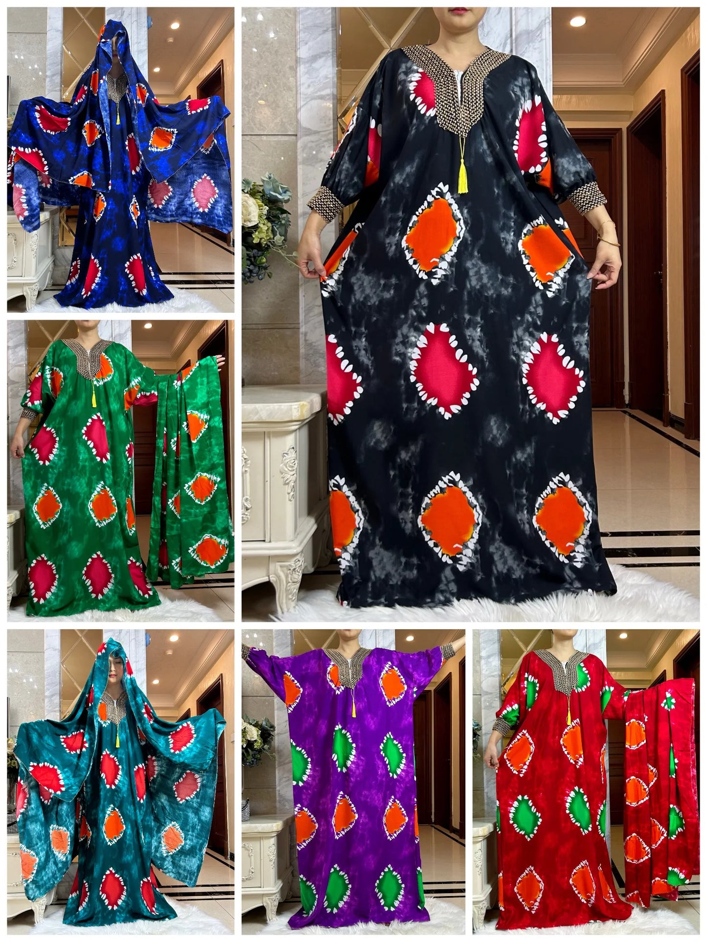 2025 Ramadan Niqab Khimar Muslim Cotton Abaya Dubai Turkey Islam Prayer Clothes African Dresses For Women Kaftan Robe Musulmane