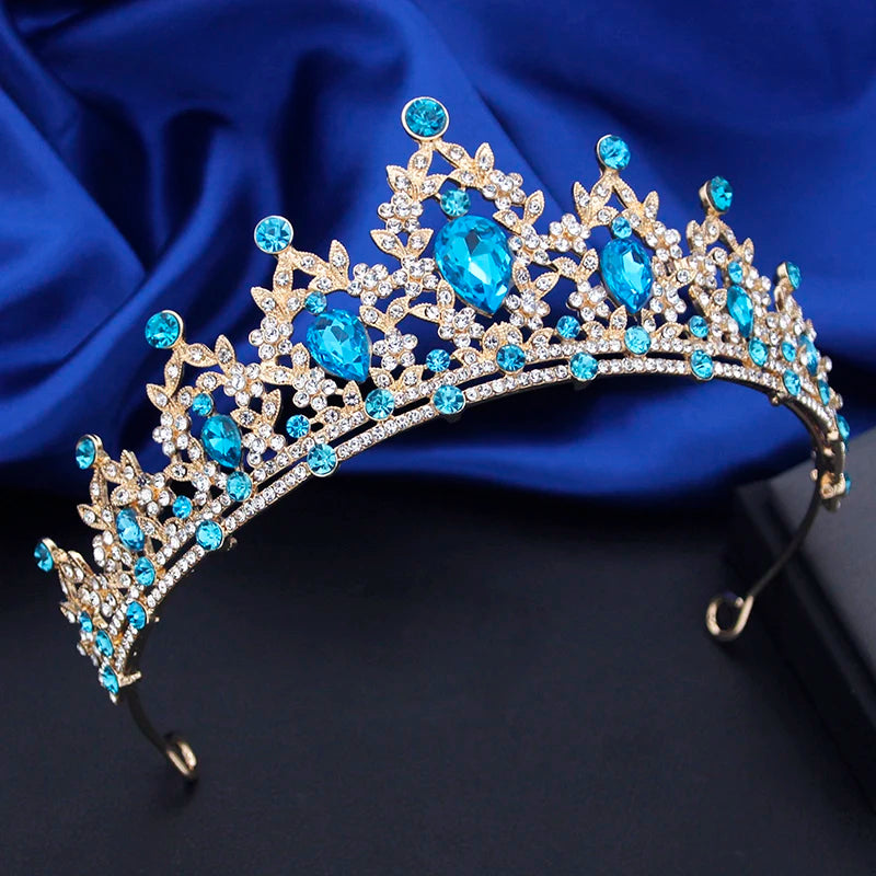 Quality Rhinestone Crystal Small Tiaras Princess Crown for Girls Birthday Dress Accessories Wedding Prom Hair Jewelry Gifts