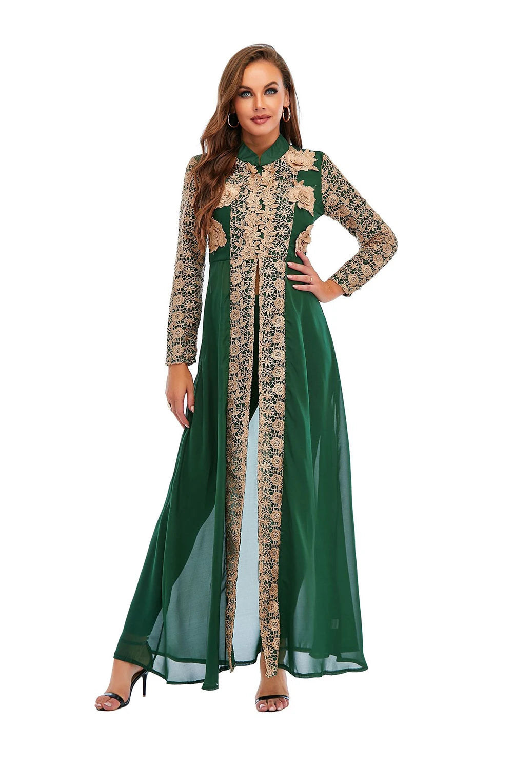 Abaya Dubai Muslim Sets Dress Kaftan Turkish Islamic Clothing Abayas African Dresses For Women Robe Ensemble Femme Musulmane
