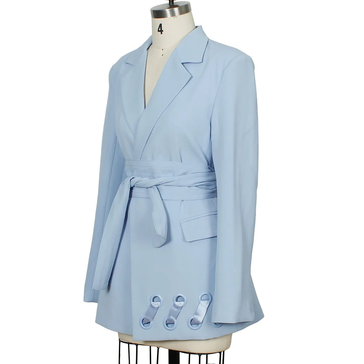 Evening Dresses Pink Street Wear Women Mini Sexy Club Wear Notched Collar Long Sleeve V Neck