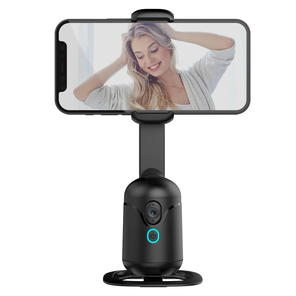 360°Panorama Rotation Follow Gimbal for Vlog Video Recording Phone Selifie Stick Tripod for Mobile iPhone Auto Face Tracker