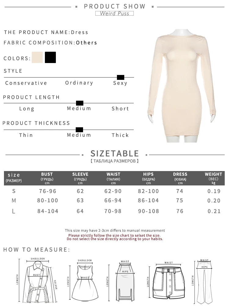 Sexy, slim, full-sleeve bodycon dress; perfect for a prom.