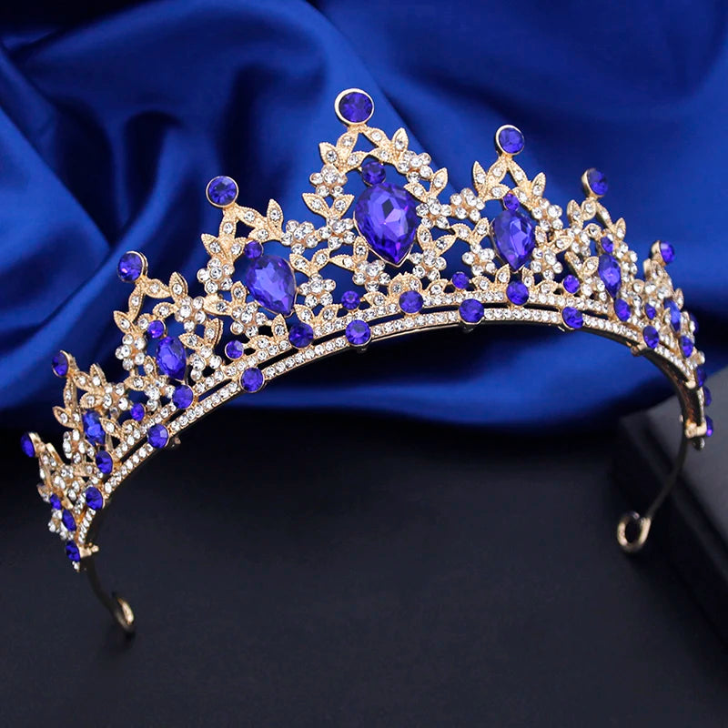 Quality Rhinestone Crystal Small Tiaras Princess Crown for Girls Birthday Dress Accessories Wedding Prom Hair Jewelry Gifts
