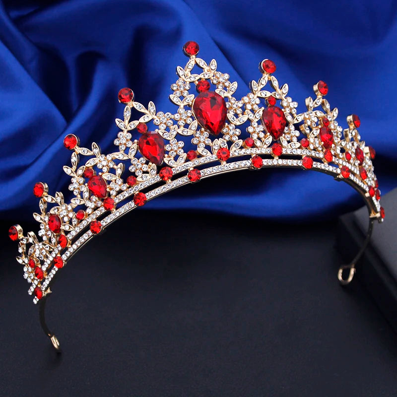 Quality Rhinestone Crystal Small Tiaras Princess Crown for Girls Birthday Dress Accessories Wedding Prom Hair Jewelry Gifts