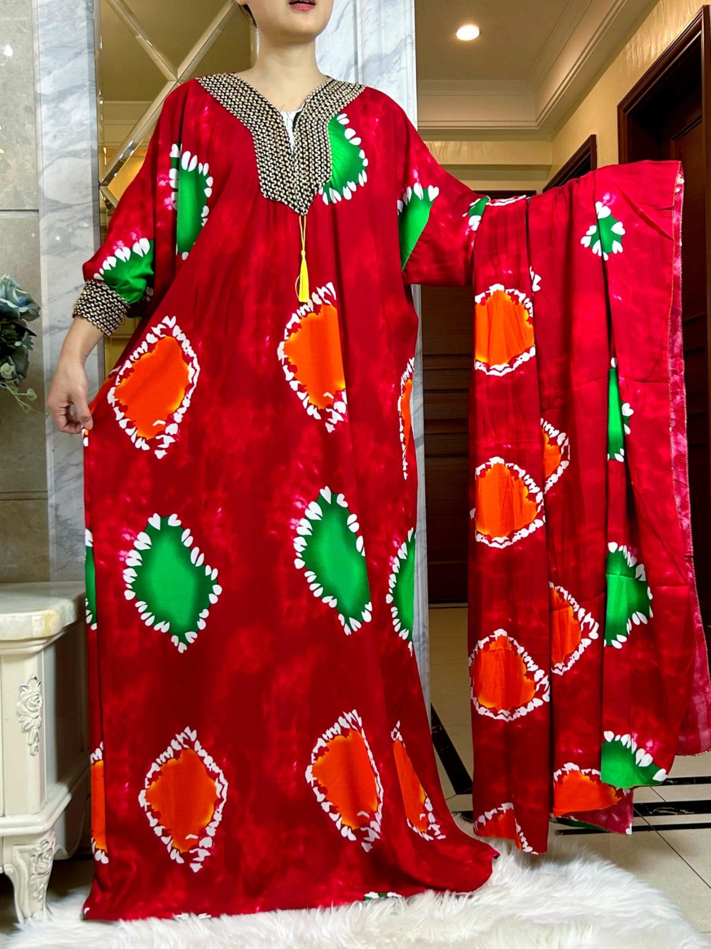 2025 Ramadan Niqab Khimar Muslim Cotton Abaya Dubai Turkey Islam Prayer Clothes African Dresses For Women Kaftan Robe Musulmane