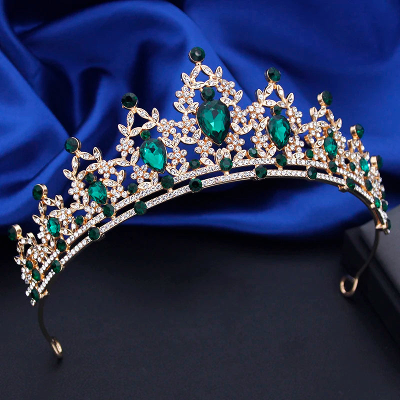 Quality Rhinestone Crystal Small Tiaras Princess Crown for Girls Birthday Dress Accessories Wedding Prom Hair Jewelry Gifts