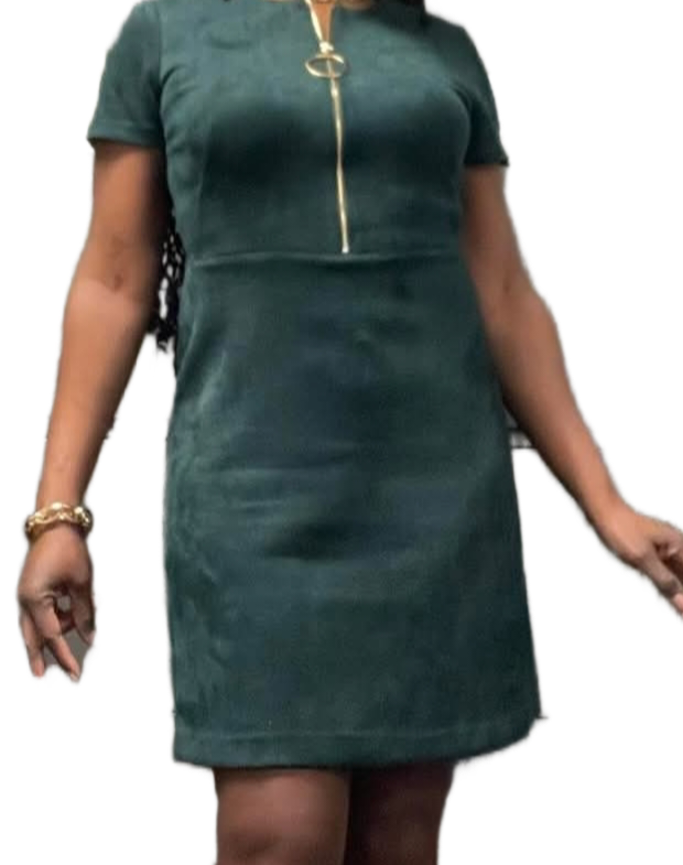 Women's Thin Breathable Zipper Dress inspired by Tinisha is Casual Lightweight
