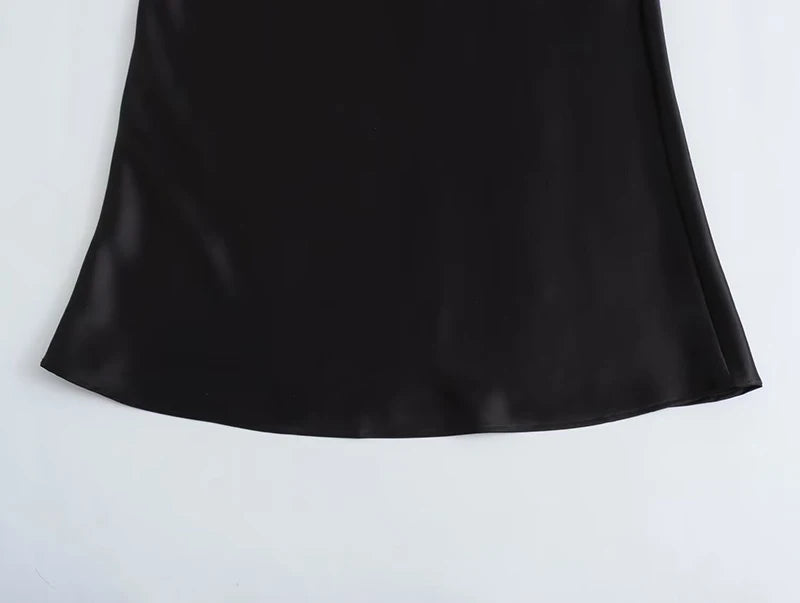 Spring 2025 Women Midi Skirts Fashion Temperament Casual Versatile High Waist Skirts Women Elastic Waist Skirts