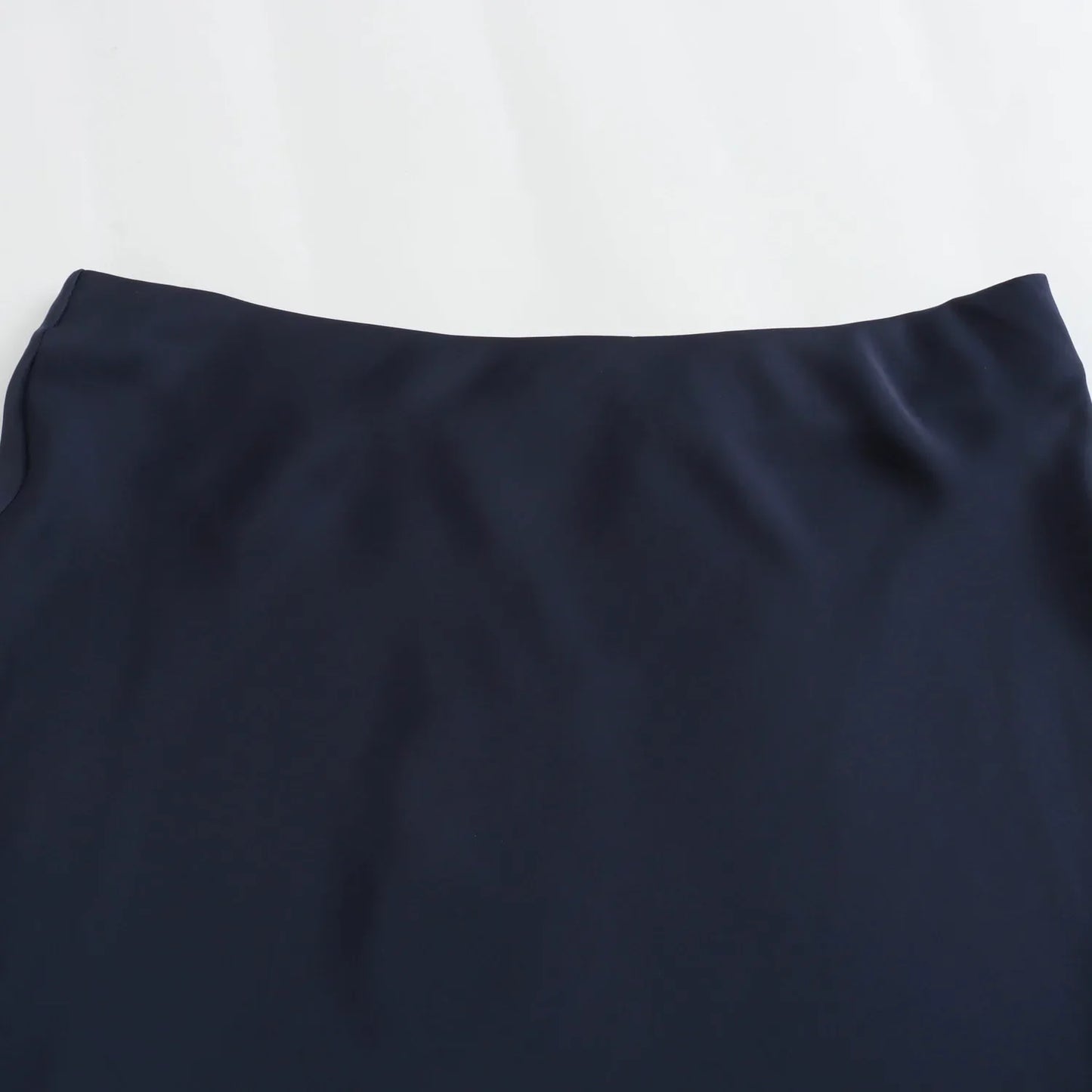 SAW Fast Selling Women's Clothing French Style Long Skirt High Waist Satin-Like Silk Sensation Independent Station Skirt