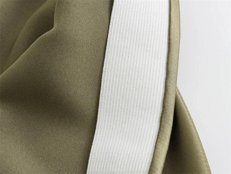SAW Fast Selling Women's Clothing French Style Long Skirt High Waist Satin-Like Silk Sensation Independent Station Skirt