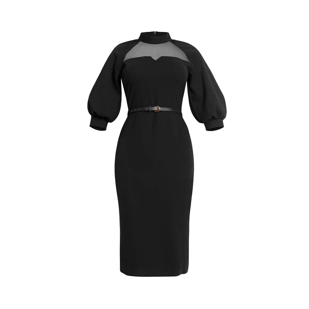 African Dress For Women Lace Mesh Design Wedding Birthday Party Office Daily Dresses Elegant Plus Size Dubai Turkey Outfits