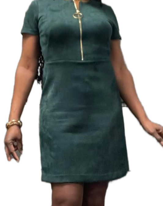 Women's Thin Breathable Zipper Dress inspired by Tinisha is Casual Lightweight